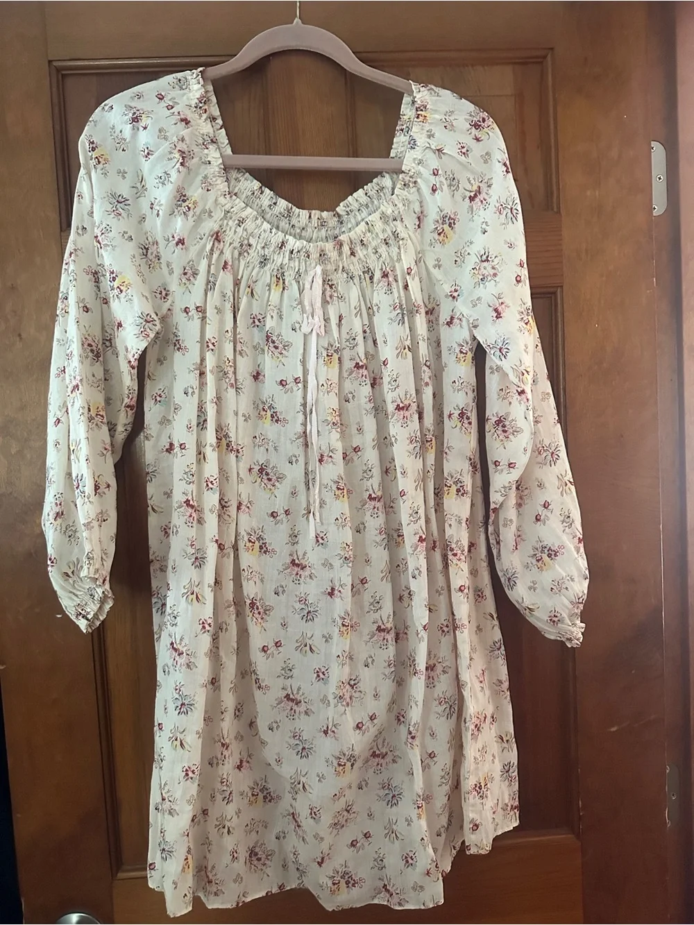 DÔEN Cream Floral Dress XS NWT - Picture 2 of 2